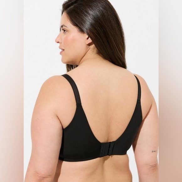 Torrid Curve Perfect T-Shirt Push-Up Bra Black Size 40DDD - Picture 2 of 8